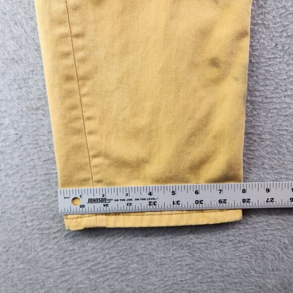 Levis 513 Jeans Mens 31X30 Yellow Distressed Tie Dye Slim Straight Stretch Denim - Picture 15 of 16